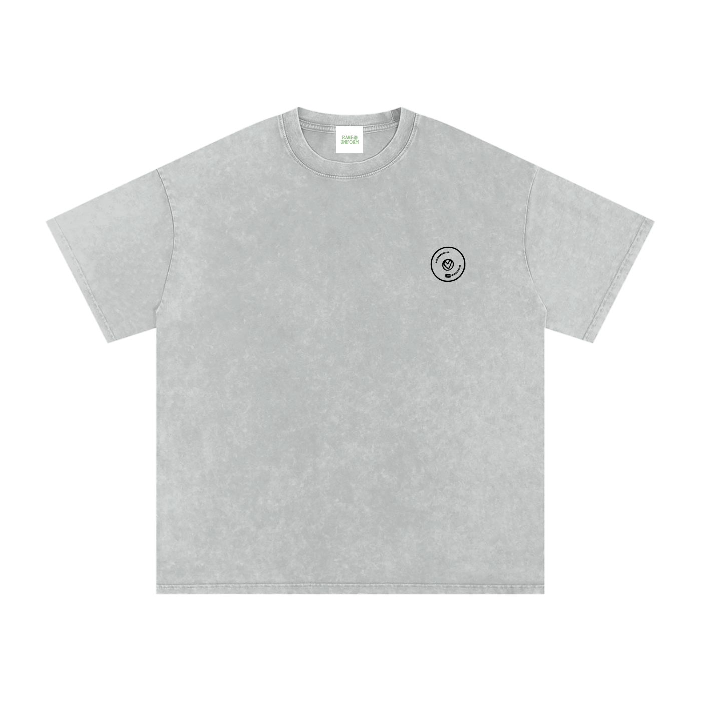 House Hunny Oversized Vintage T-Shirt in Light Gray by Rave Uniform
