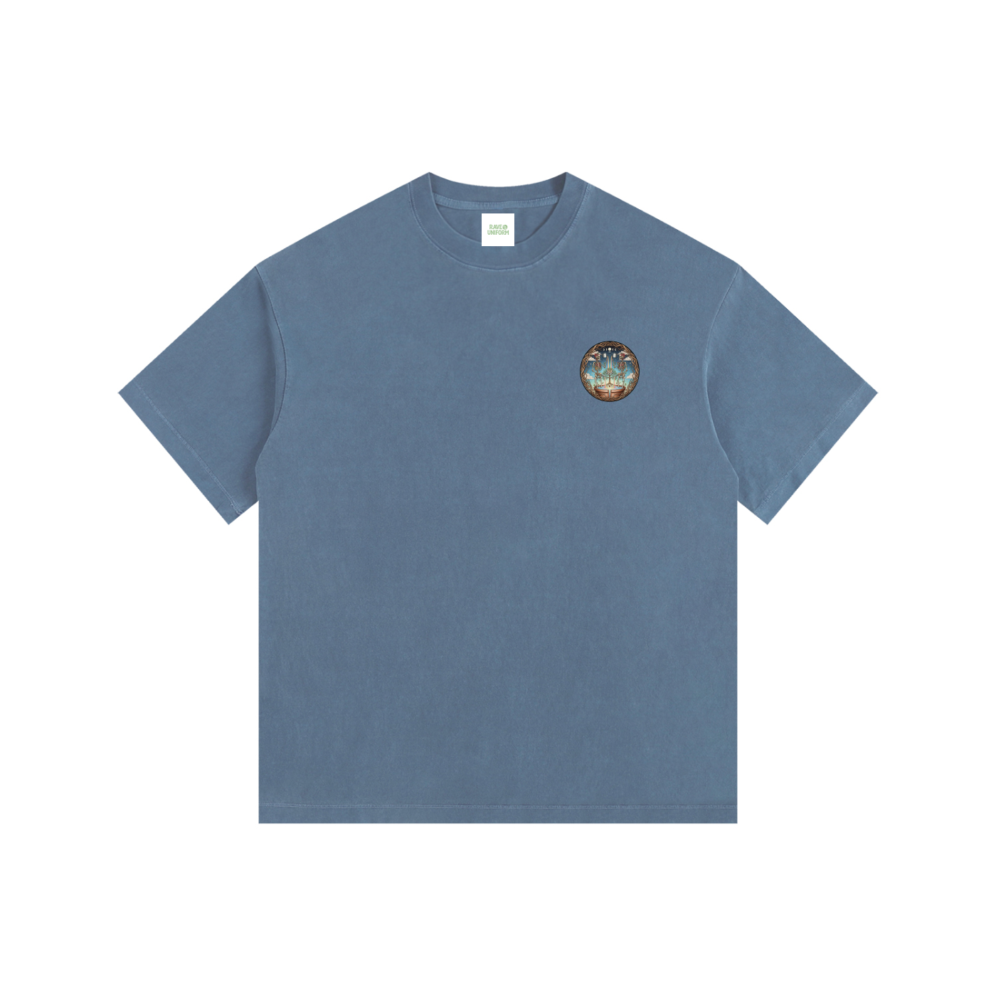 Flower Friends Oversized T-Shirt - Rave Uniform Detail View