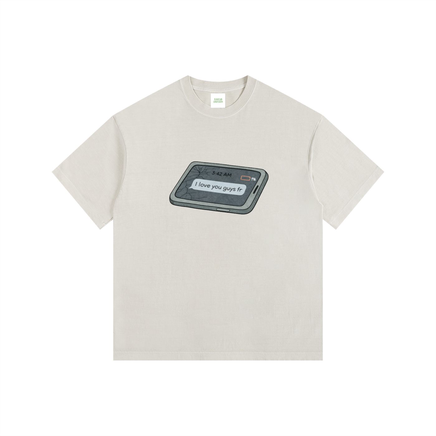Love u Oversized T-Shirt - Rave Streetwear View