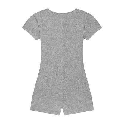 Breathable Tie-Waist Romper - Rave Uniform Detail View
