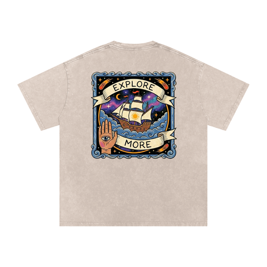 Explore More Oversized Vintage T-Shirt - Rave Streetwear View