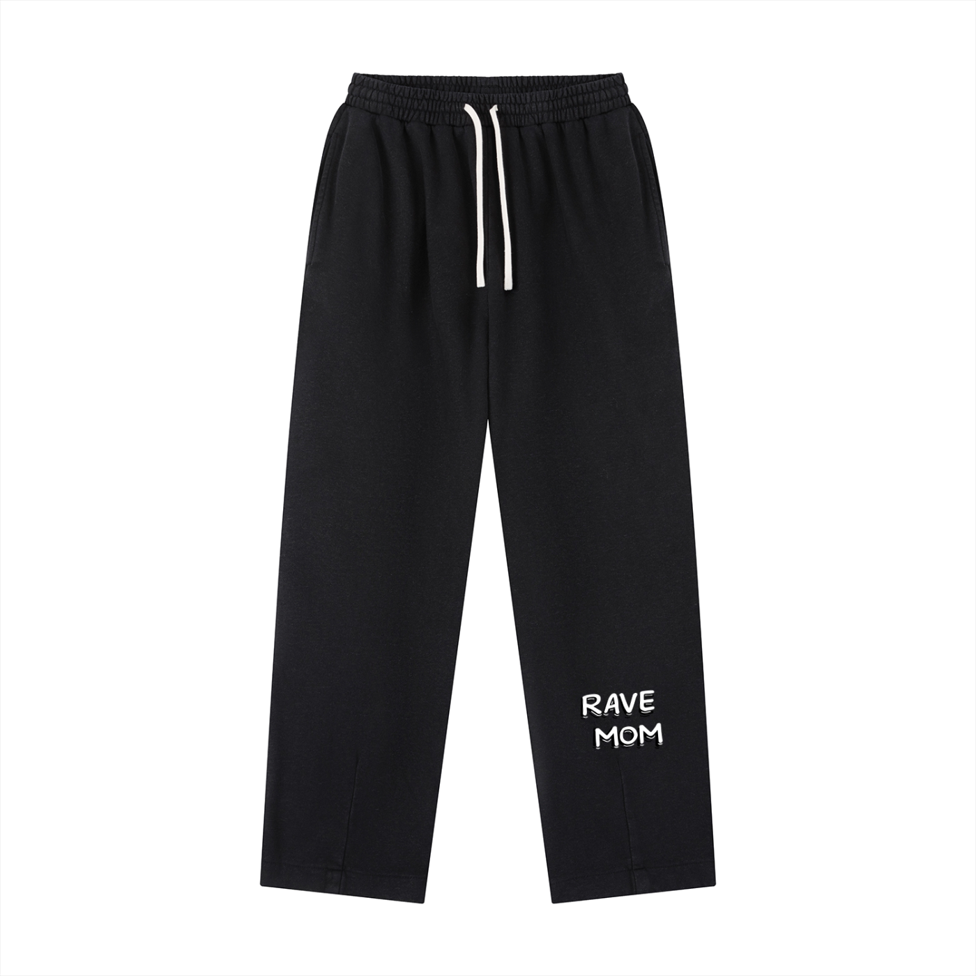 Rave Mom Drawstring Sweatpants in Black by Rave Uniform