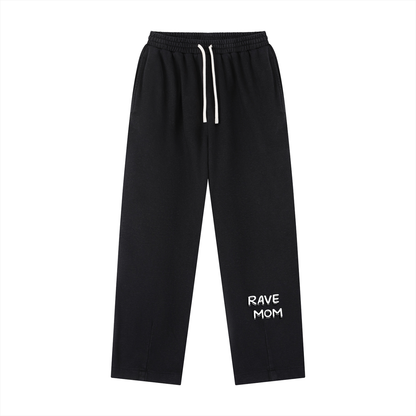 Rave Mom Drawstring Sweatpants in Black by Rave Uniform