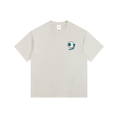Raver Anatomy Oversized T-Shirt in Light Apricot by Rave Uniform