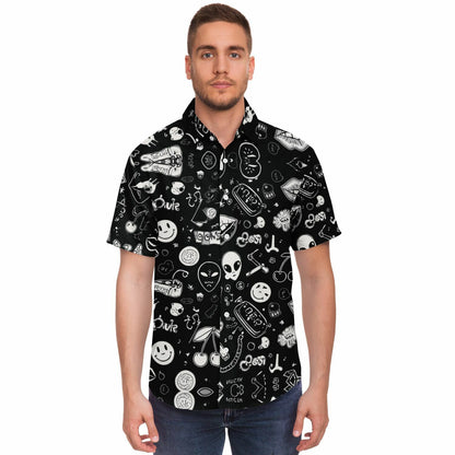 Stoner Doodles Button Up