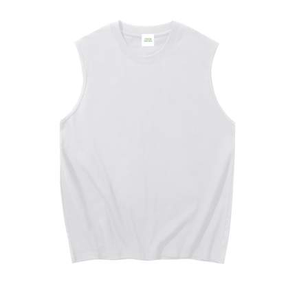 House Hunny Muscle Tank in White by Rave Uniform