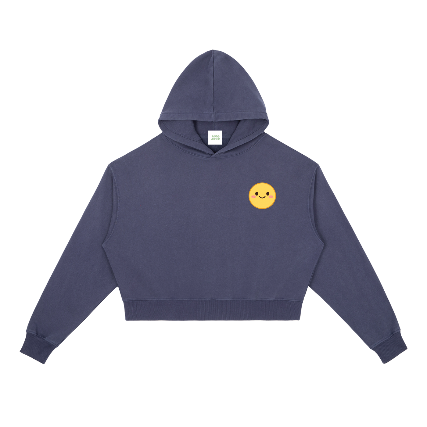 Smiley Heavyweight Hoodie - Rave Streetwear View