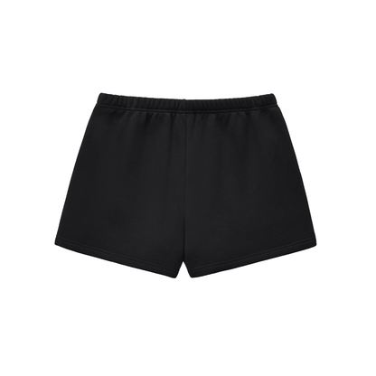 PLUR Cotton Shorts in Black alternate view by Rave Uniform