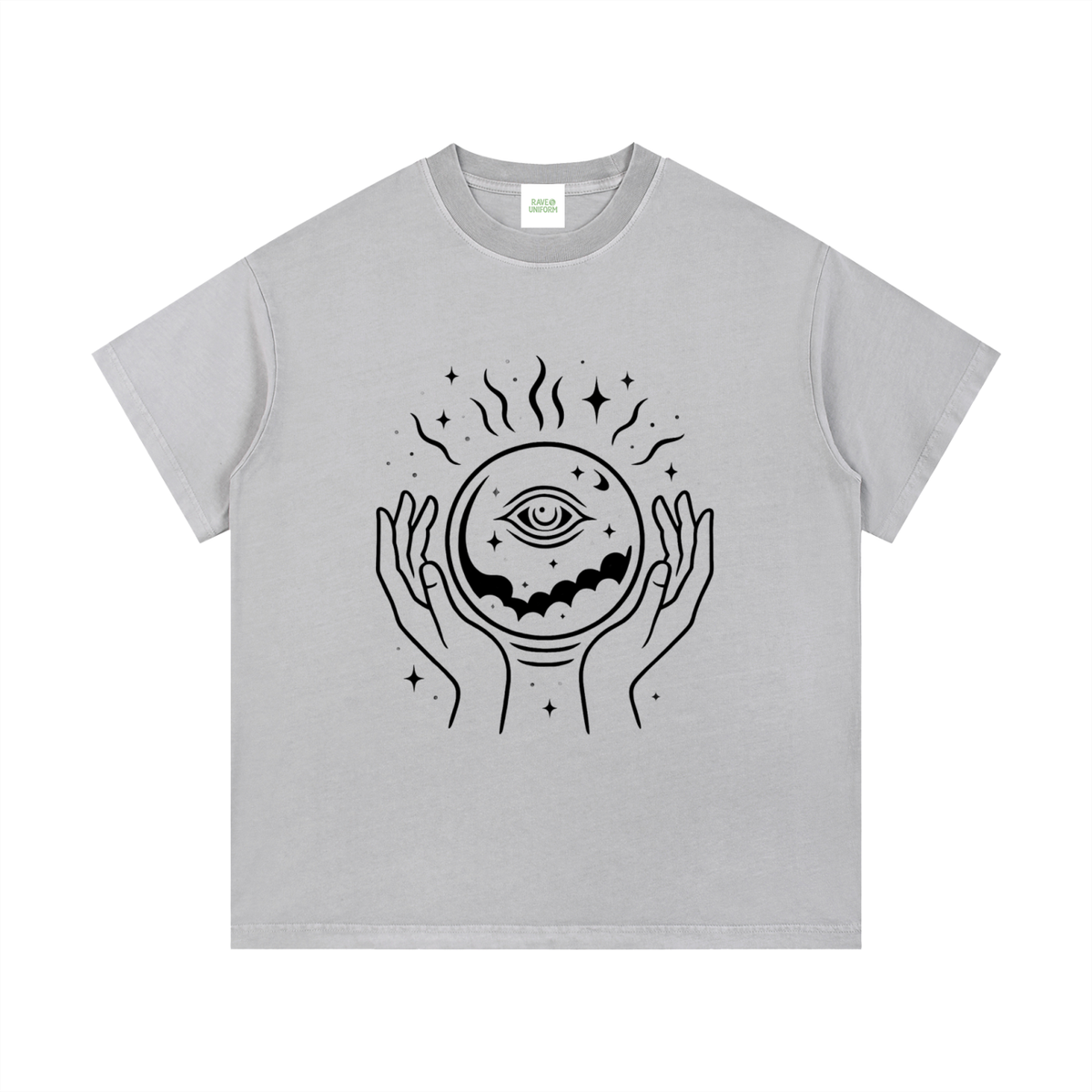 Eye of The World T-Shirt in Light Gray by Rave Uniform