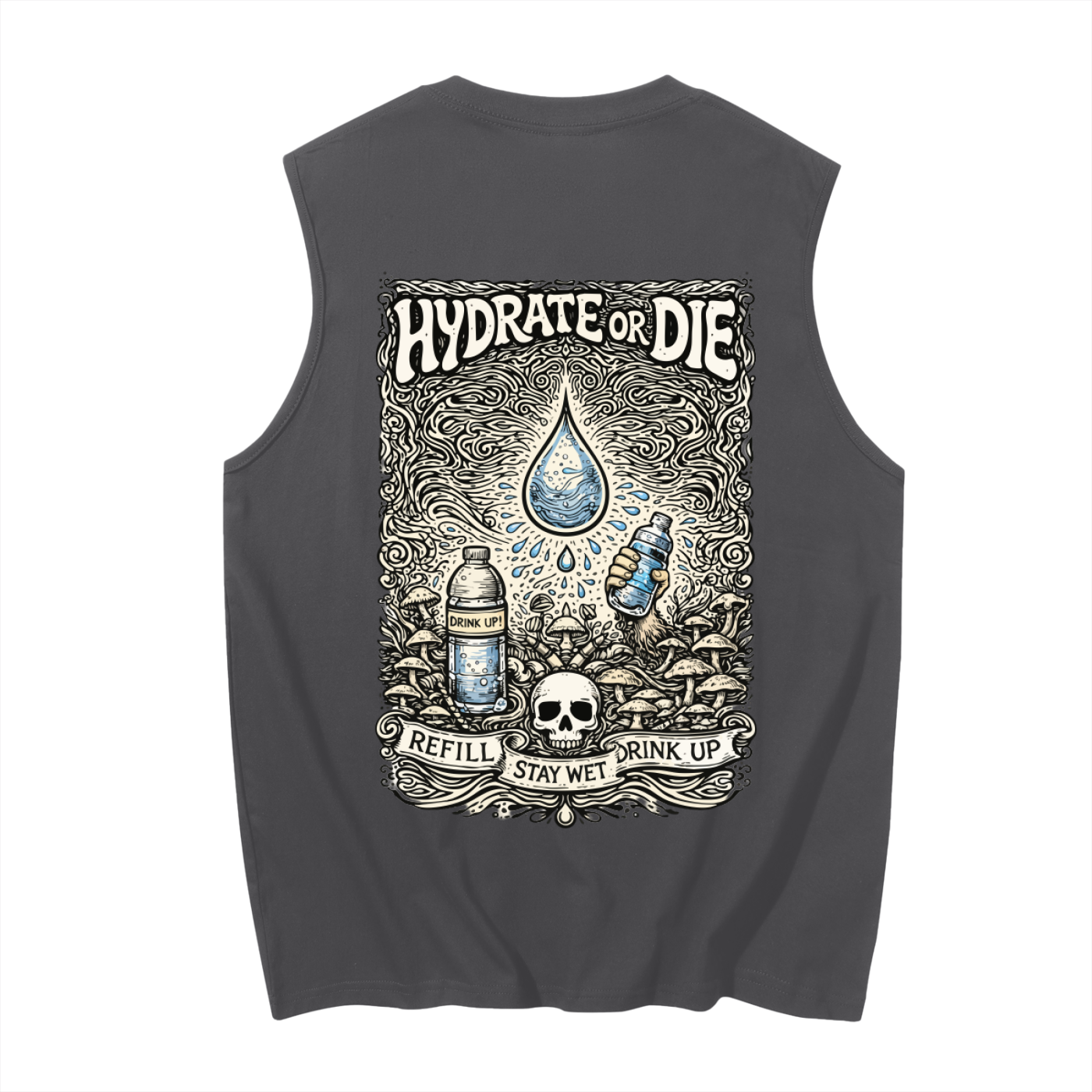 Stay Hydrated Muscle Tank Top