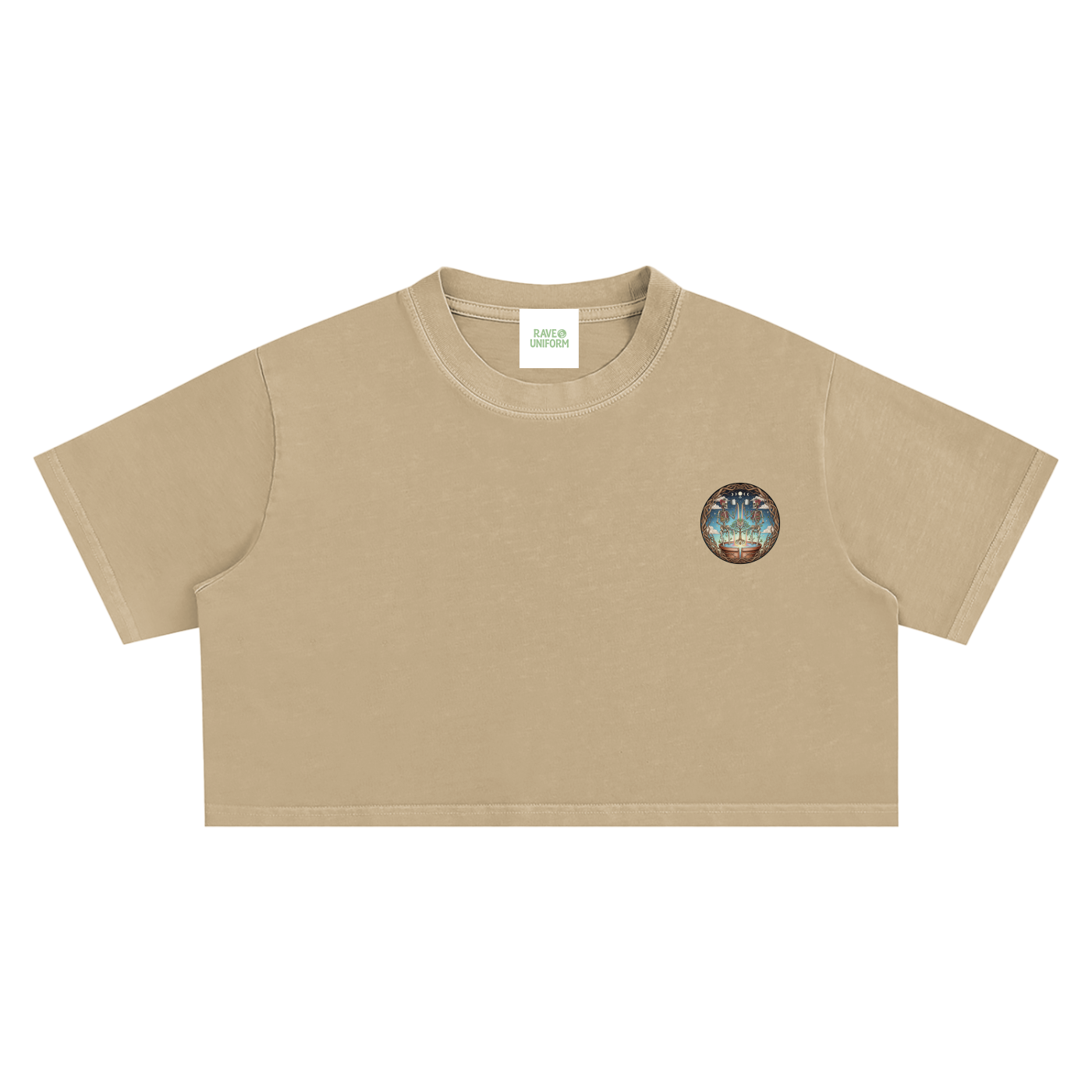 Flower Friends Crop Top - Rave Streetwear View