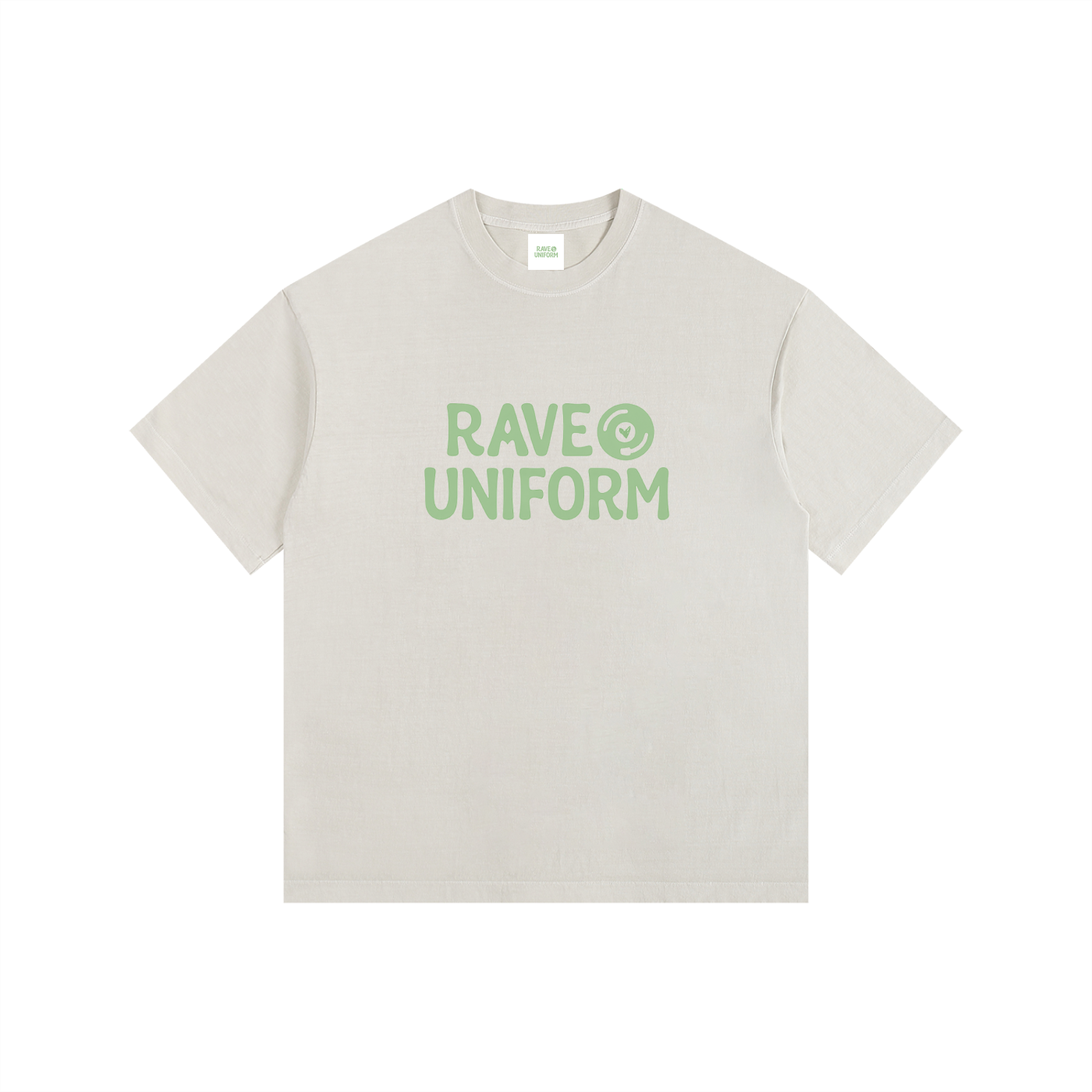 Rave Uniform Oversized T-Shirt in Light Apricot