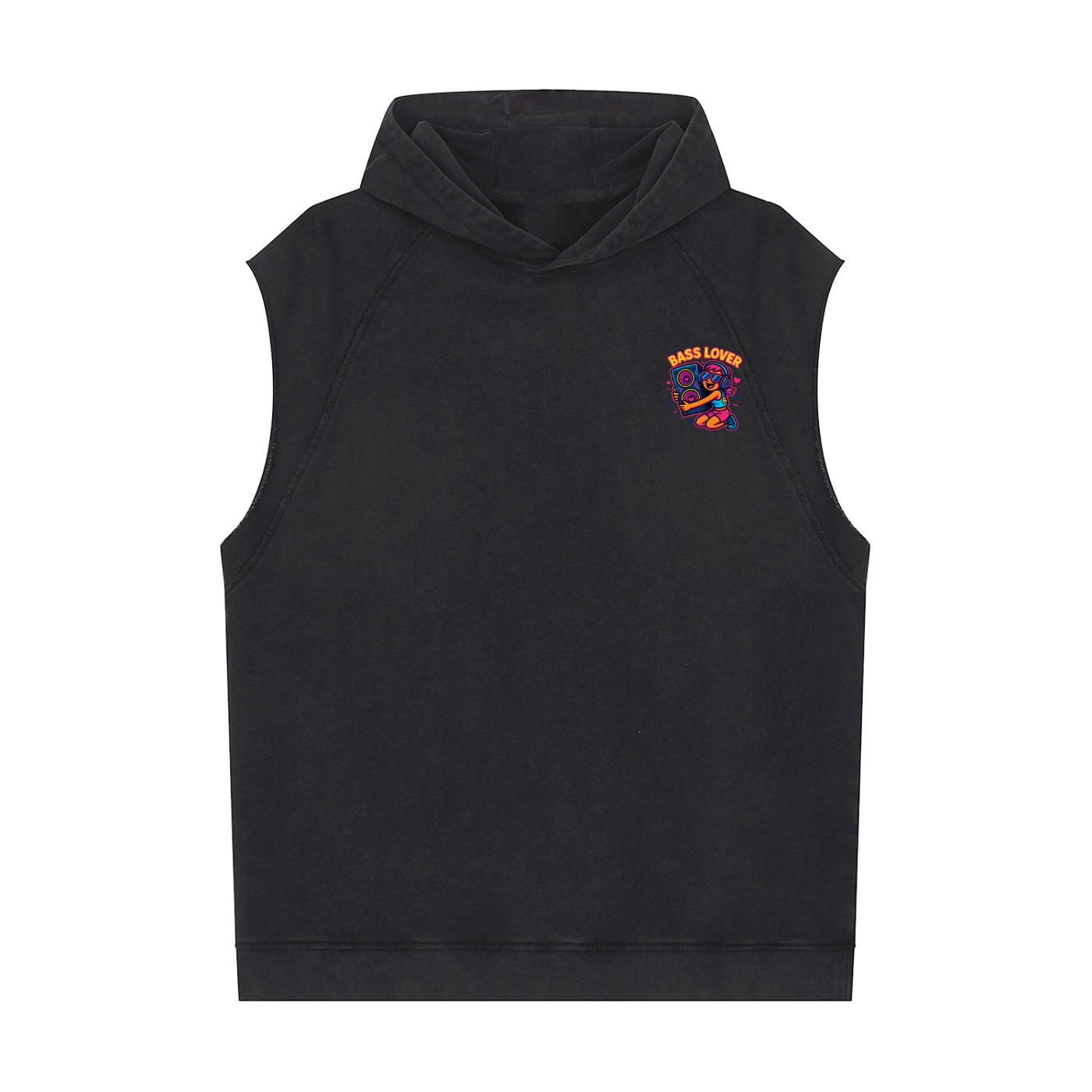 Bass Lover Sleeveless Hoodie