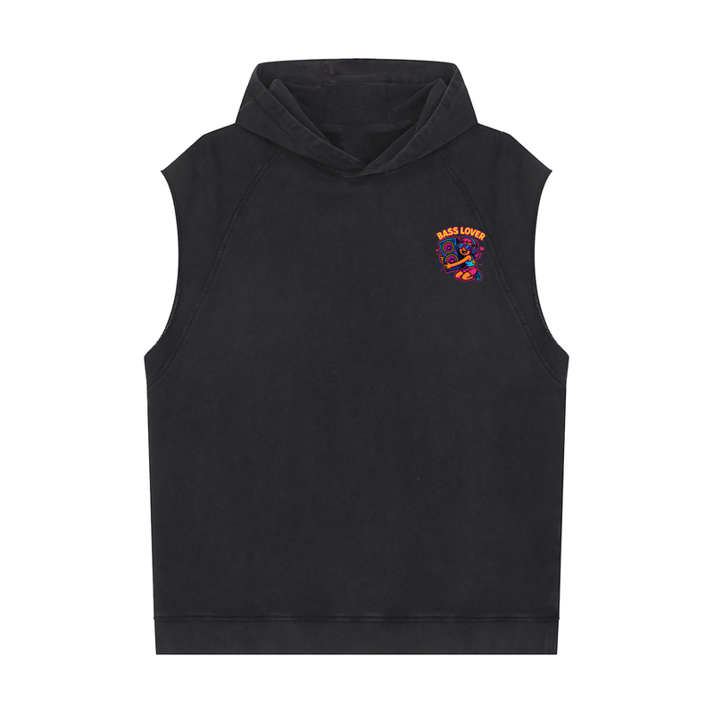 Bass Lover Sleeveless Hoodie