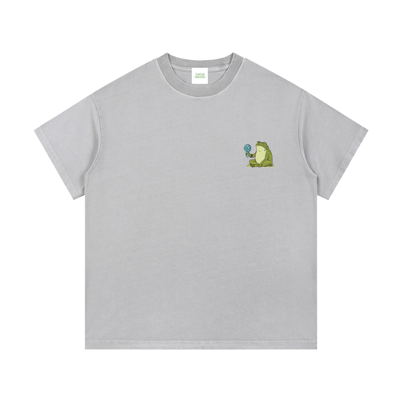 Its Hot Frog T-Shirt in Light Gray by Rave Uniform