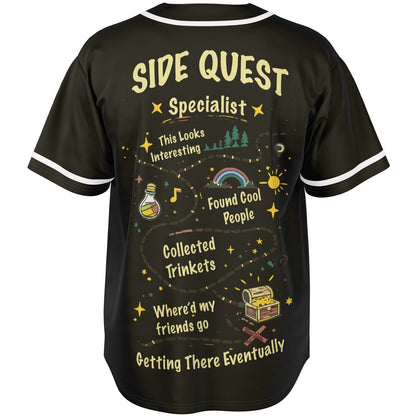 Side Quest Baseball Jersey