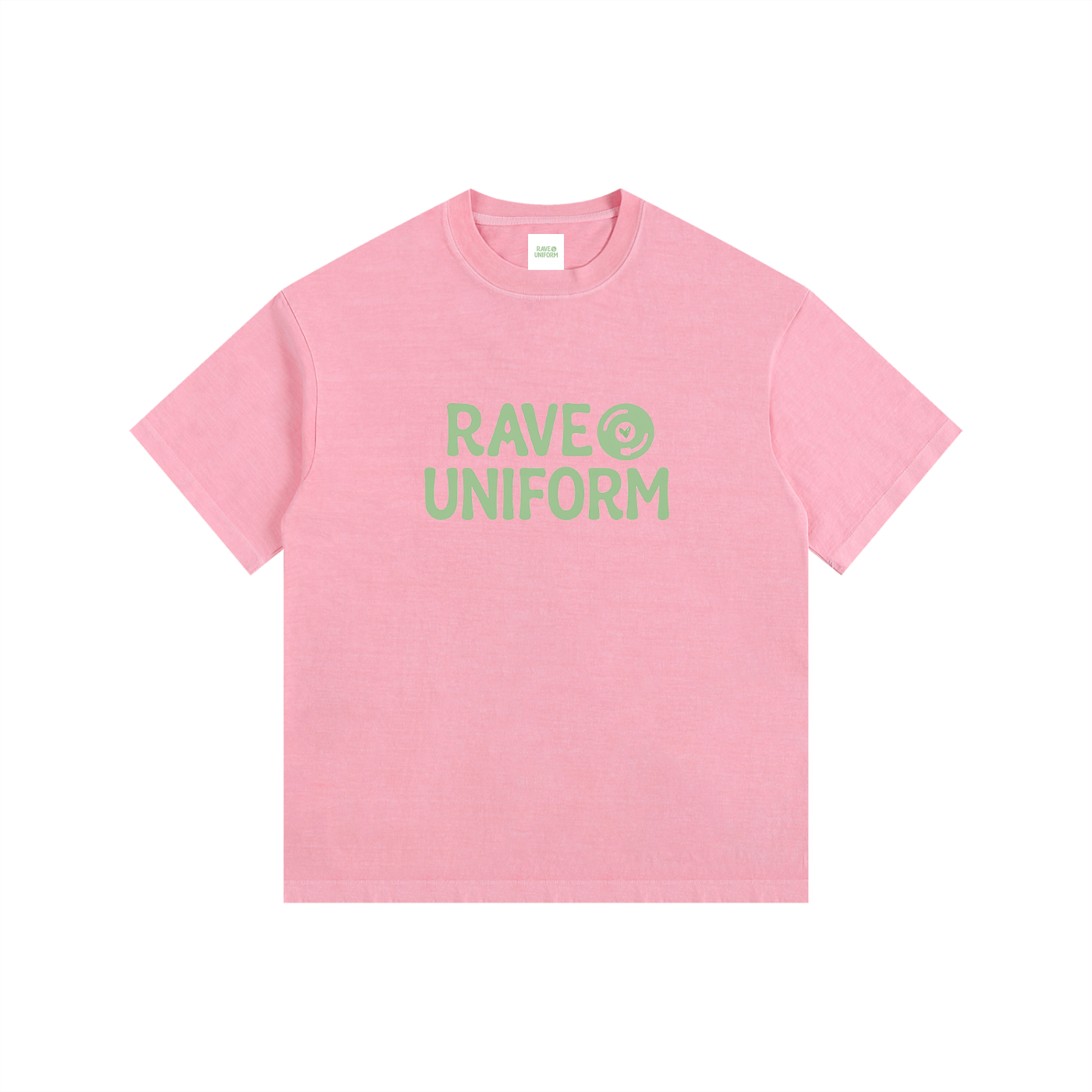 Rave Uniform Oversized T-Shirt in Pink detail view