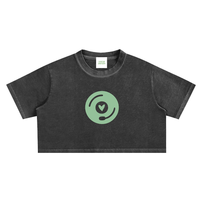 Vinyl Love Crop Top