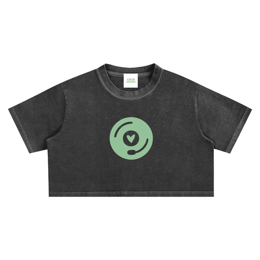 Vinyl Love Crop Top