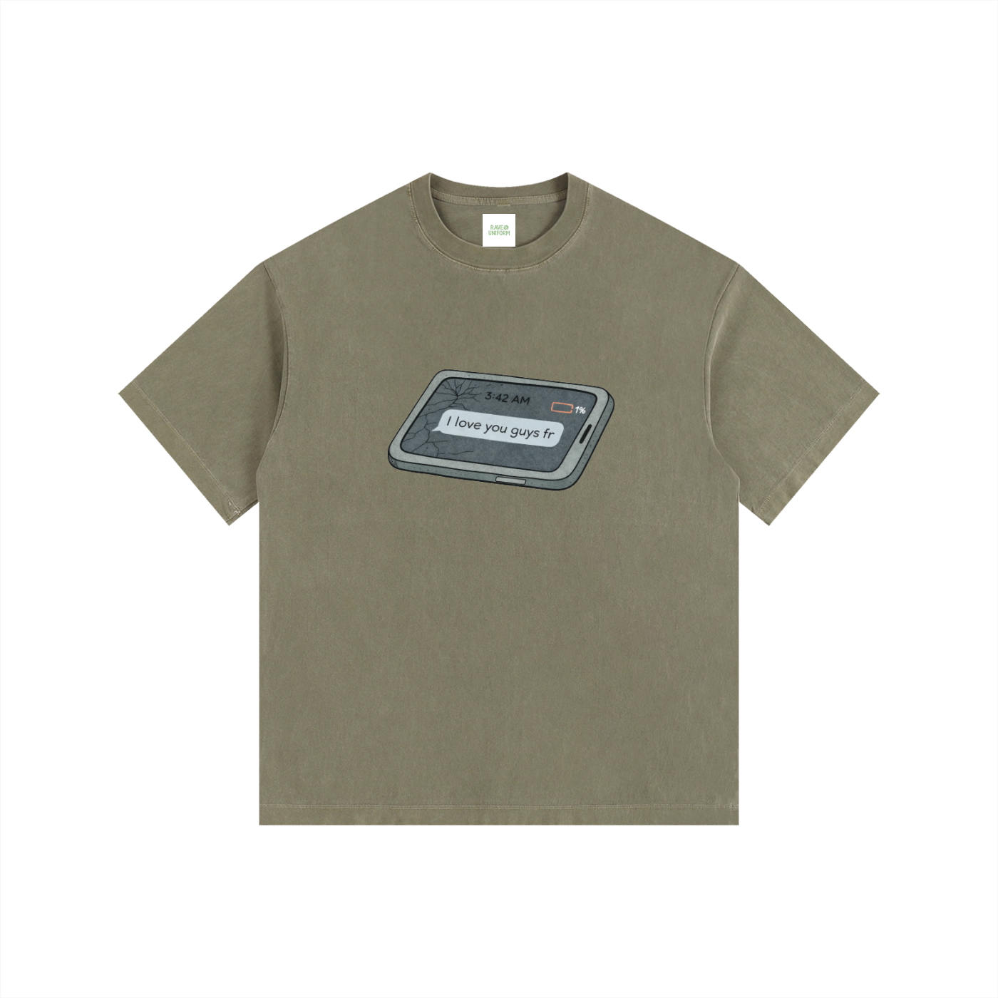 Love u Oversized T-Shirt - Rave Streetwear View