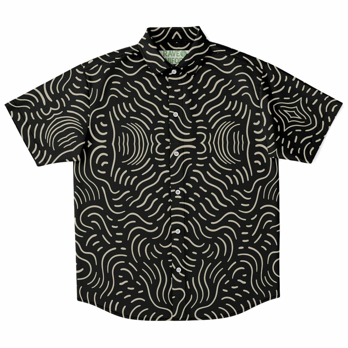 Golden Doodles Button Up front view by Rave Uniform