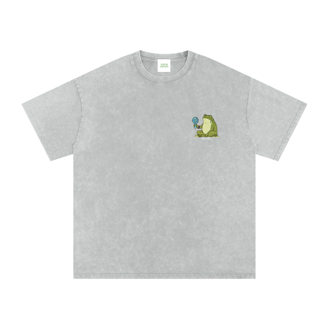 Its Hot Frog Oversized Vintage T-Shirt - Rave Streetwear View