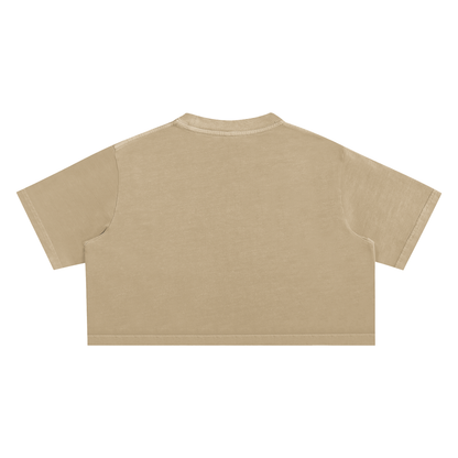 Unclench Jaw Checkpoint Crop Top