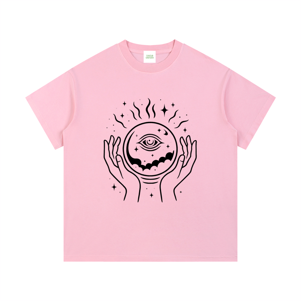 Eye of The World T-Shirt in Pink by Rave Uniform