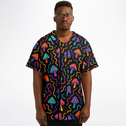 Mushroom Confetti Baseball Jersey