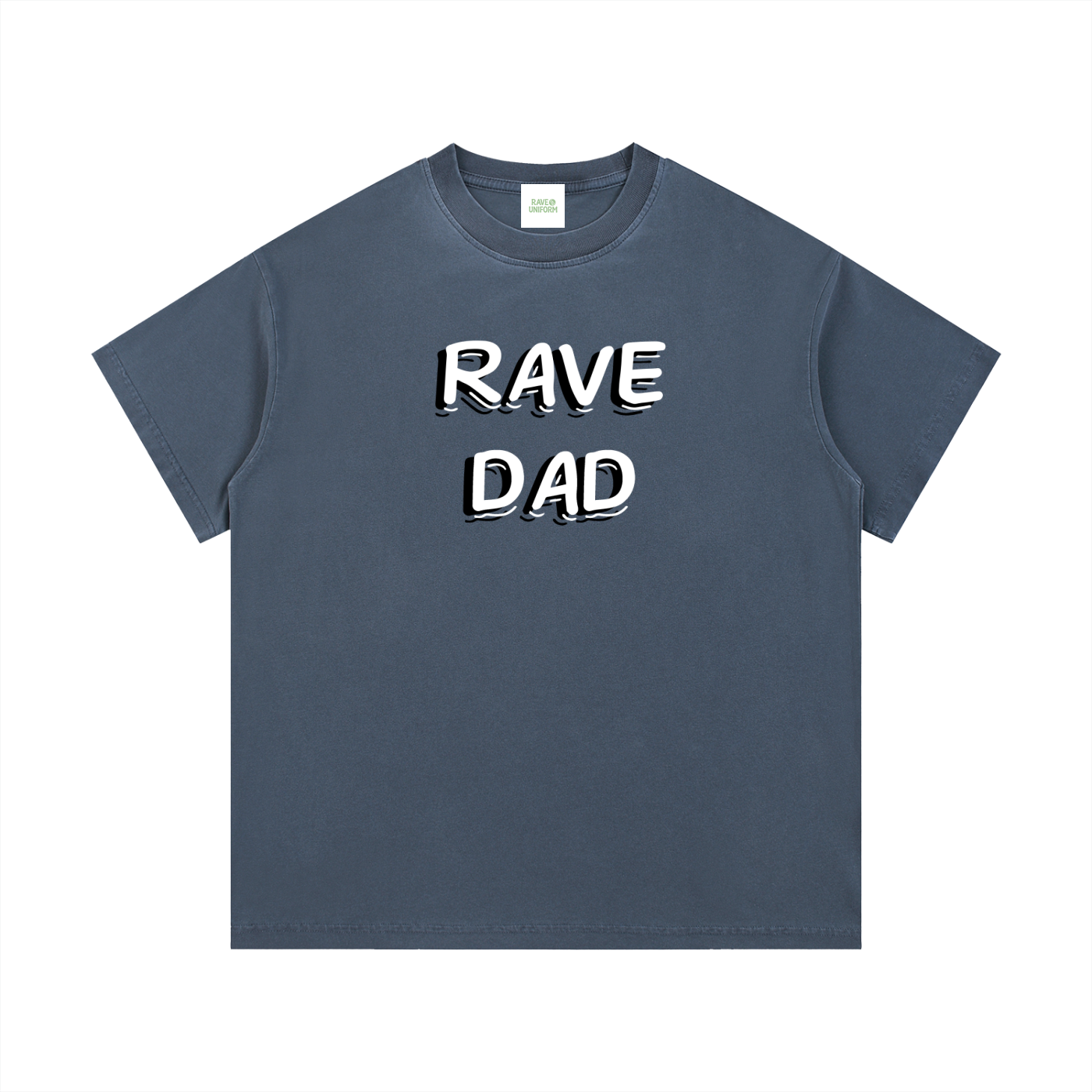 Rave Dad Cotton T-Shirt - Rave Uniform Detail View