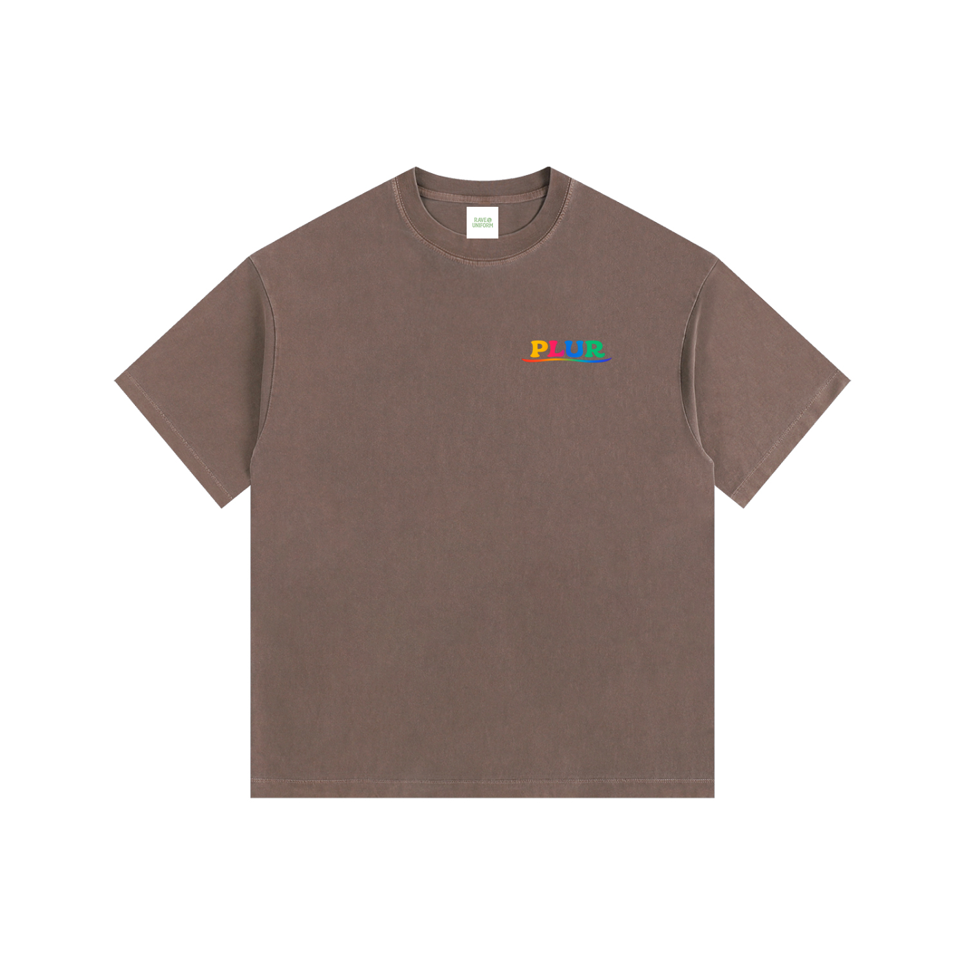 PLUR Oversized T-Shirt - Rave Uniform Detail View