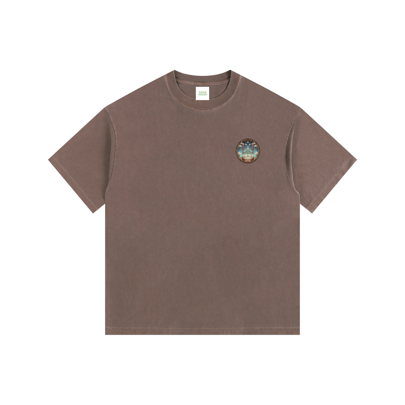 Flower Friends Oversized T-Shirt - Rave Uniform Detail View