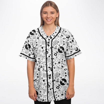 Stoner Doodles Inverted Baseball Jersey