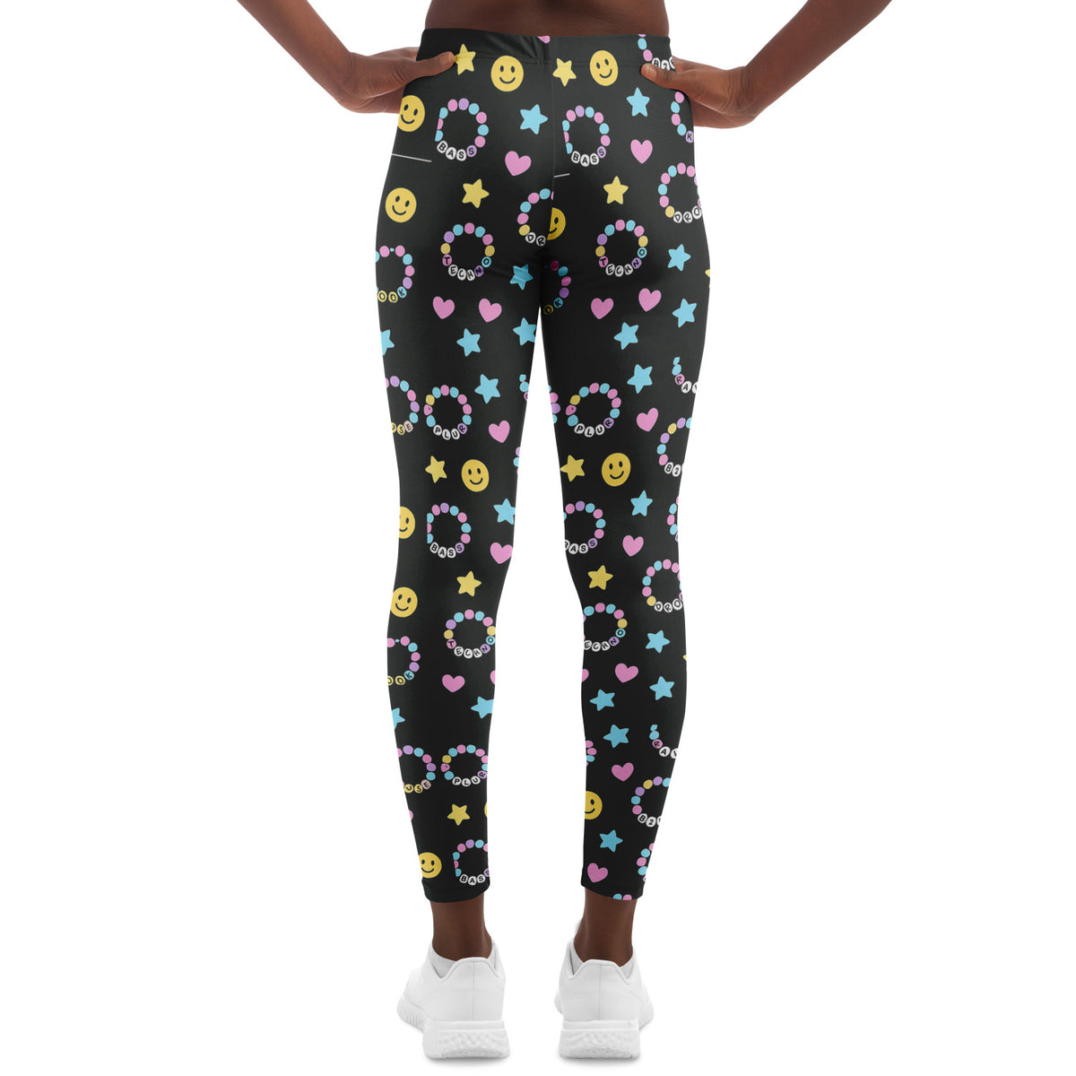 Kandi Leggings, back, on model