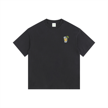 Techno & Tequila Oversized T-Shirt in Black by Rave Uniform