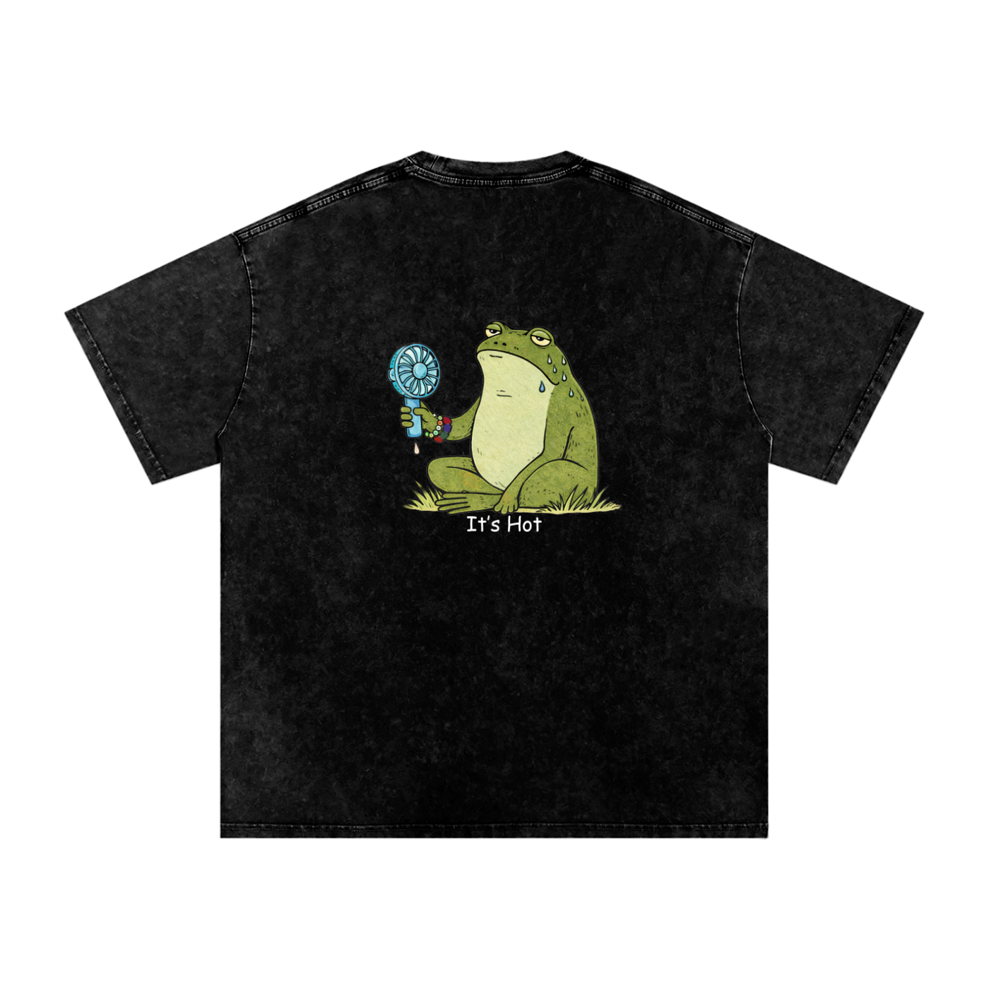 Its Hot Frog Oversized Vintage T-Shirt - Rave Streetwear View