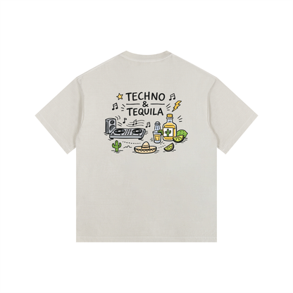 Techno & Tequila Oversized T-Shirt