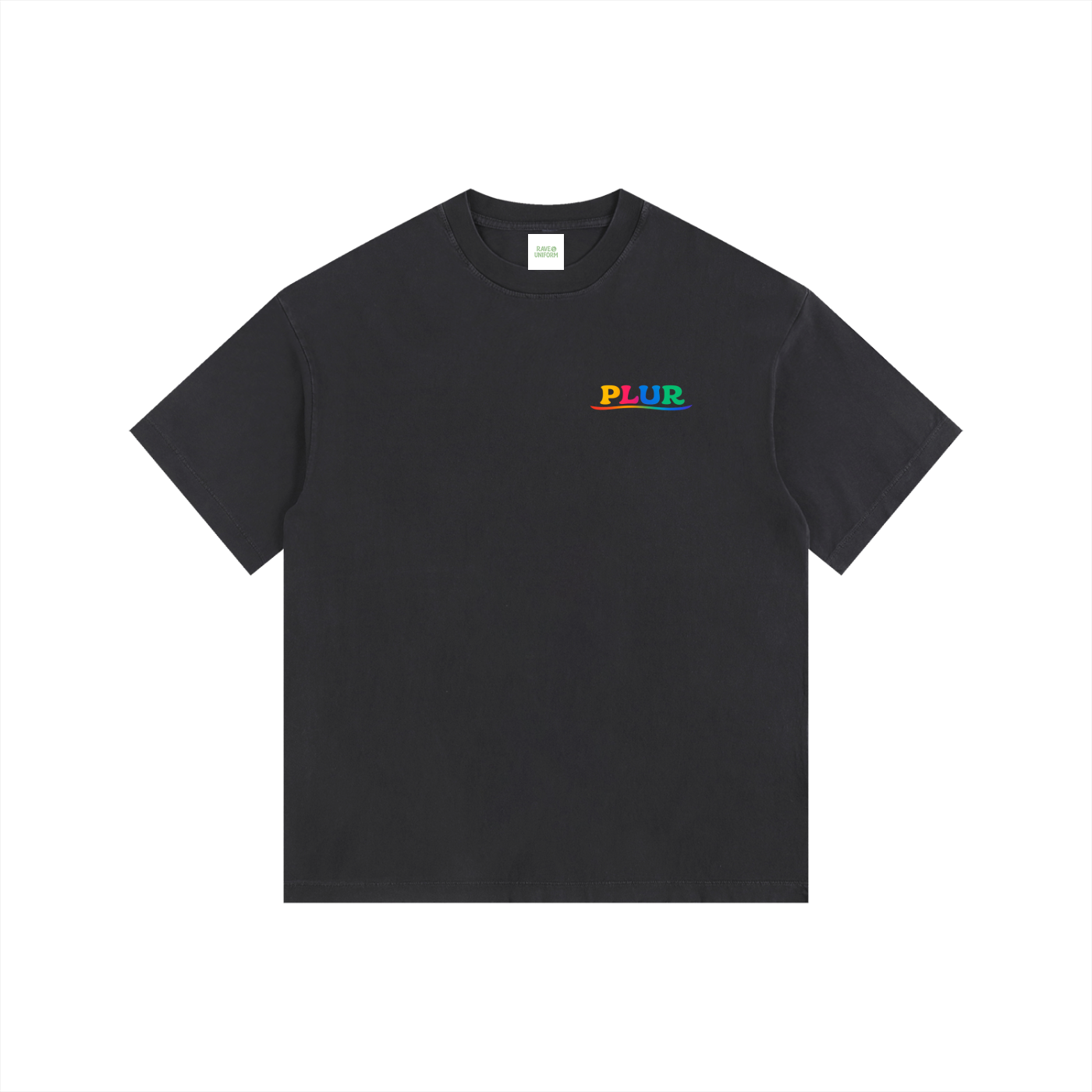 PLUR Oversized T-Shirt - Rave Uniform Detail View