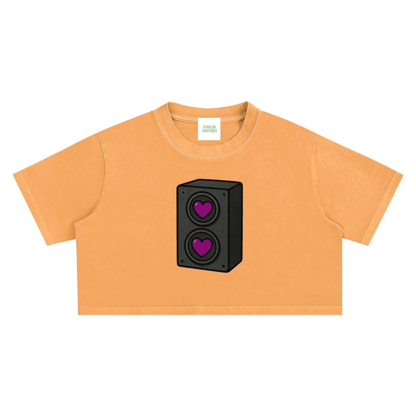 Bass Love Crop Top - Rave Streetwear View