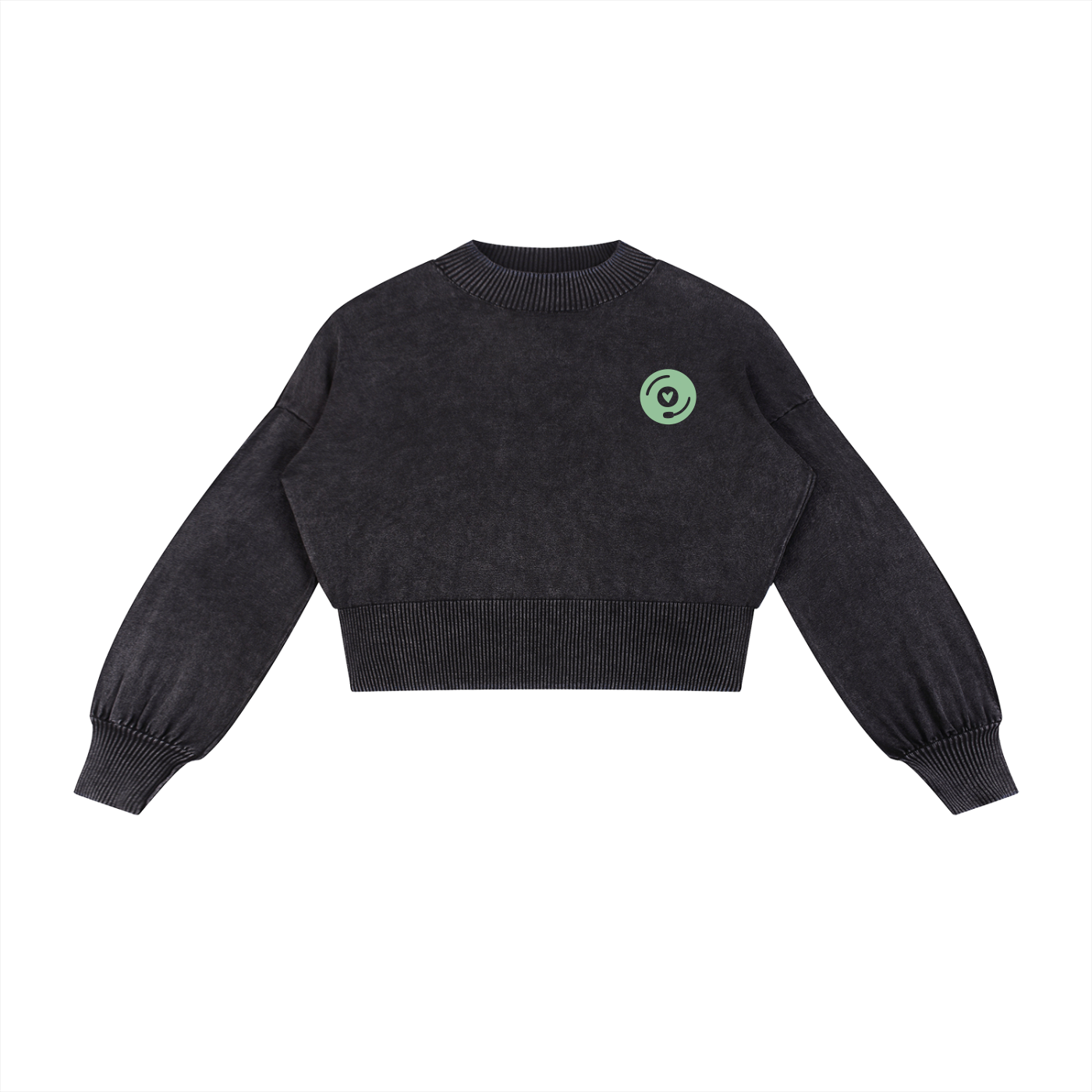 Vinyl Love Cropped Sweater