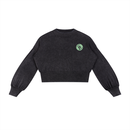 Vinyl Love Cropped Sweater