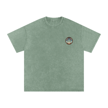 Flower Friends Oversized Vintage T-Shirt - Rave Streetwear View