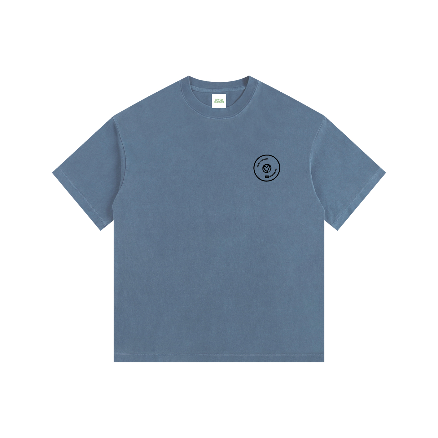 House Hunny Oversized T-Shirt in Royal Blue detail view by Rave Uniform