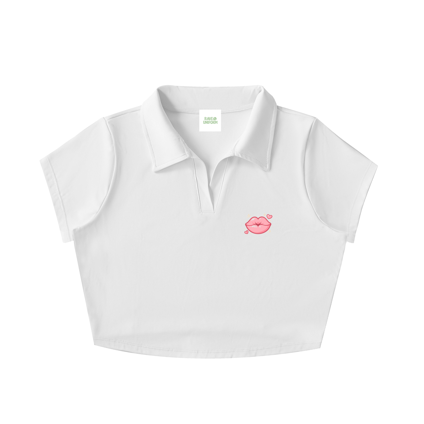 Lapel Crop Top - Rave Streetwear View