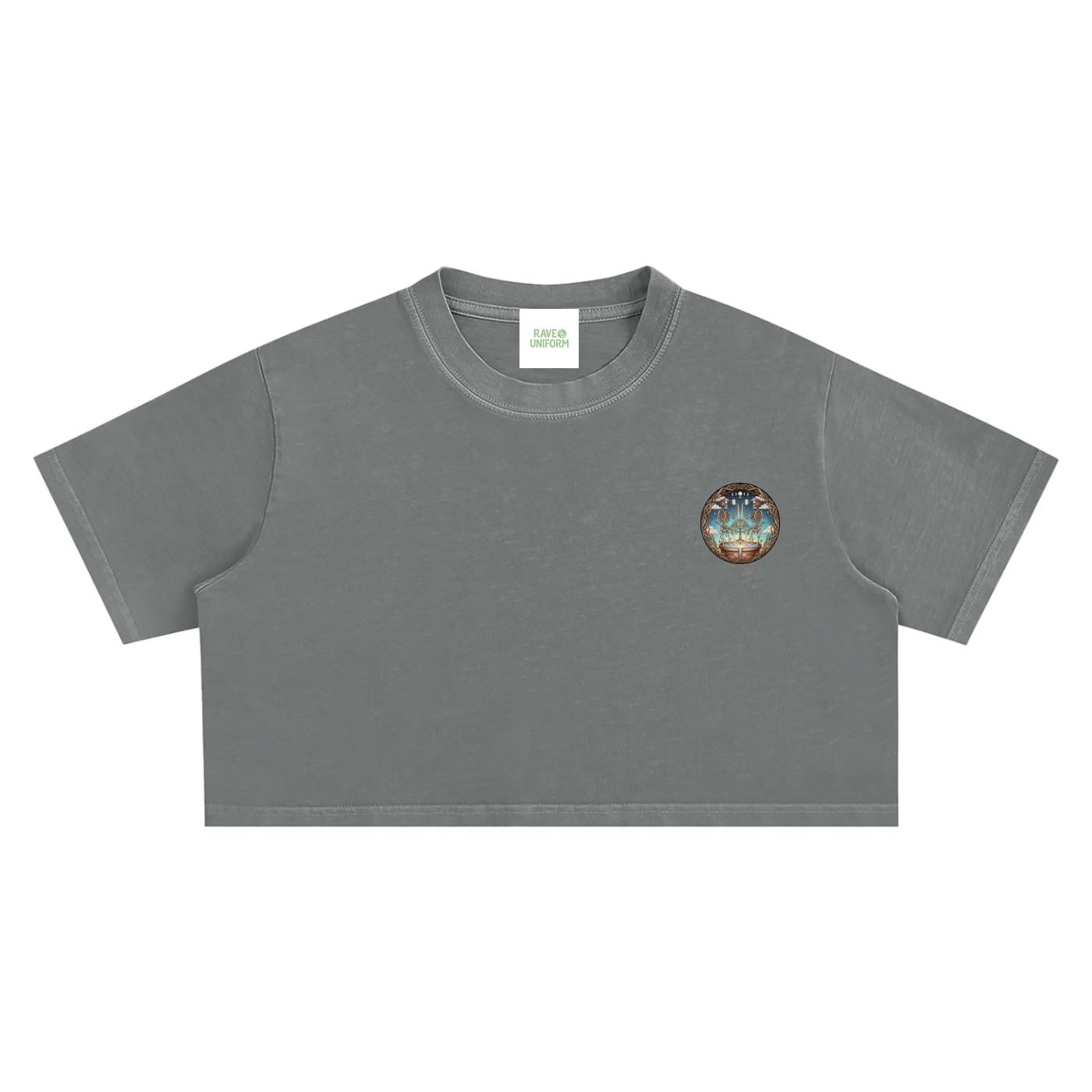 Flower Friends Crop Top - Rave Streetwear View