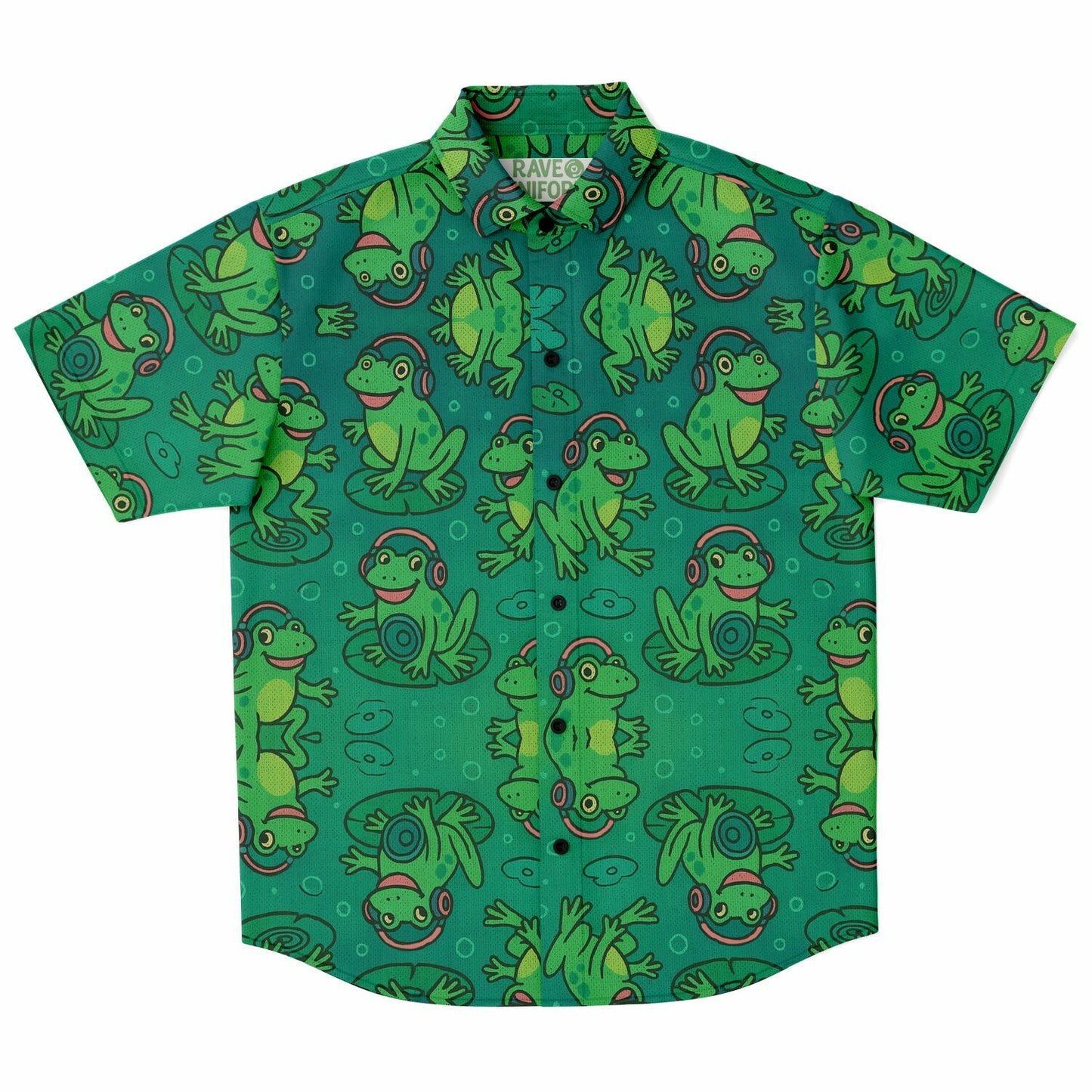Bass Frog Button Up