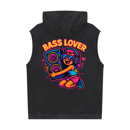 Bass Lover Sleeveless Hoodie