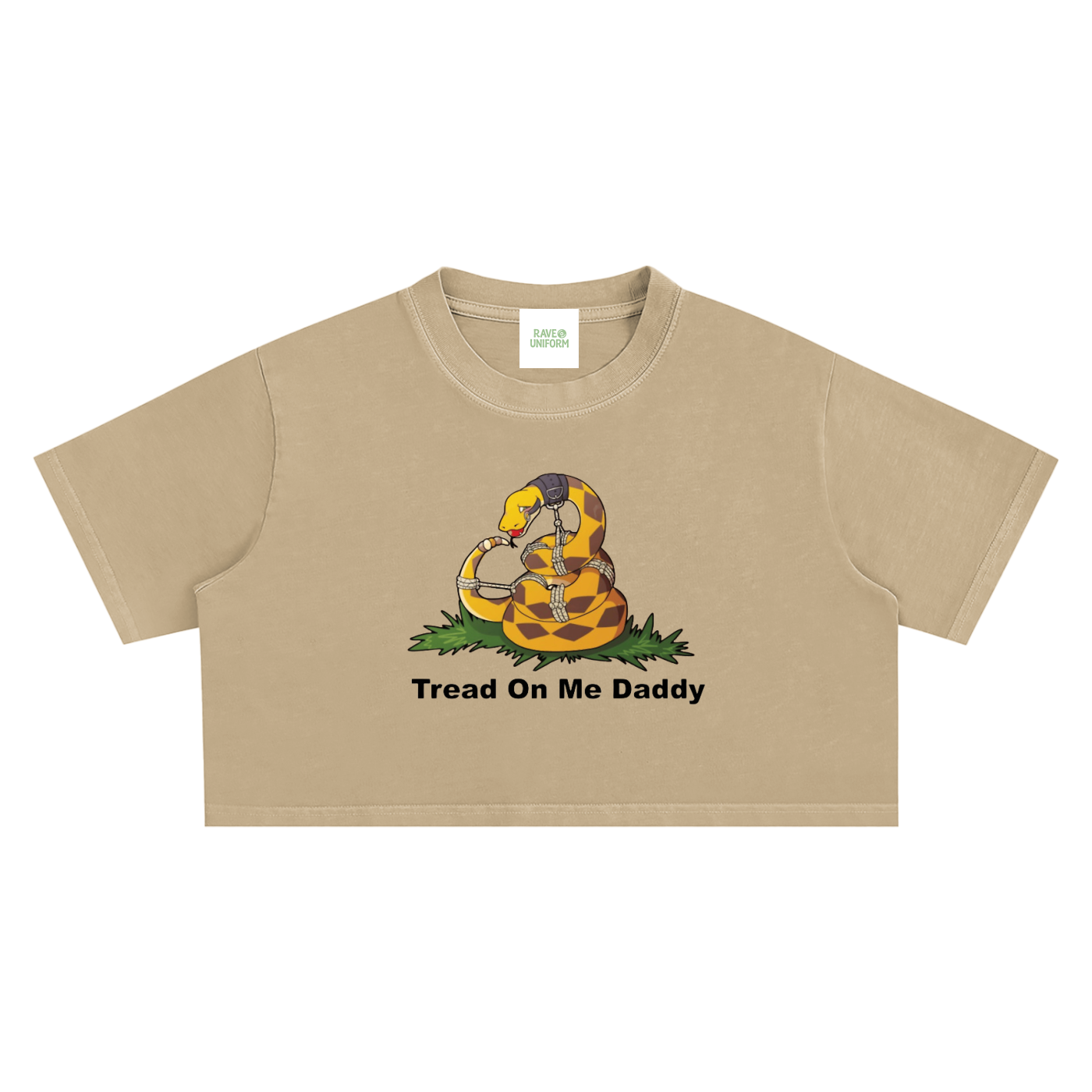 Tread On Me Crop Top