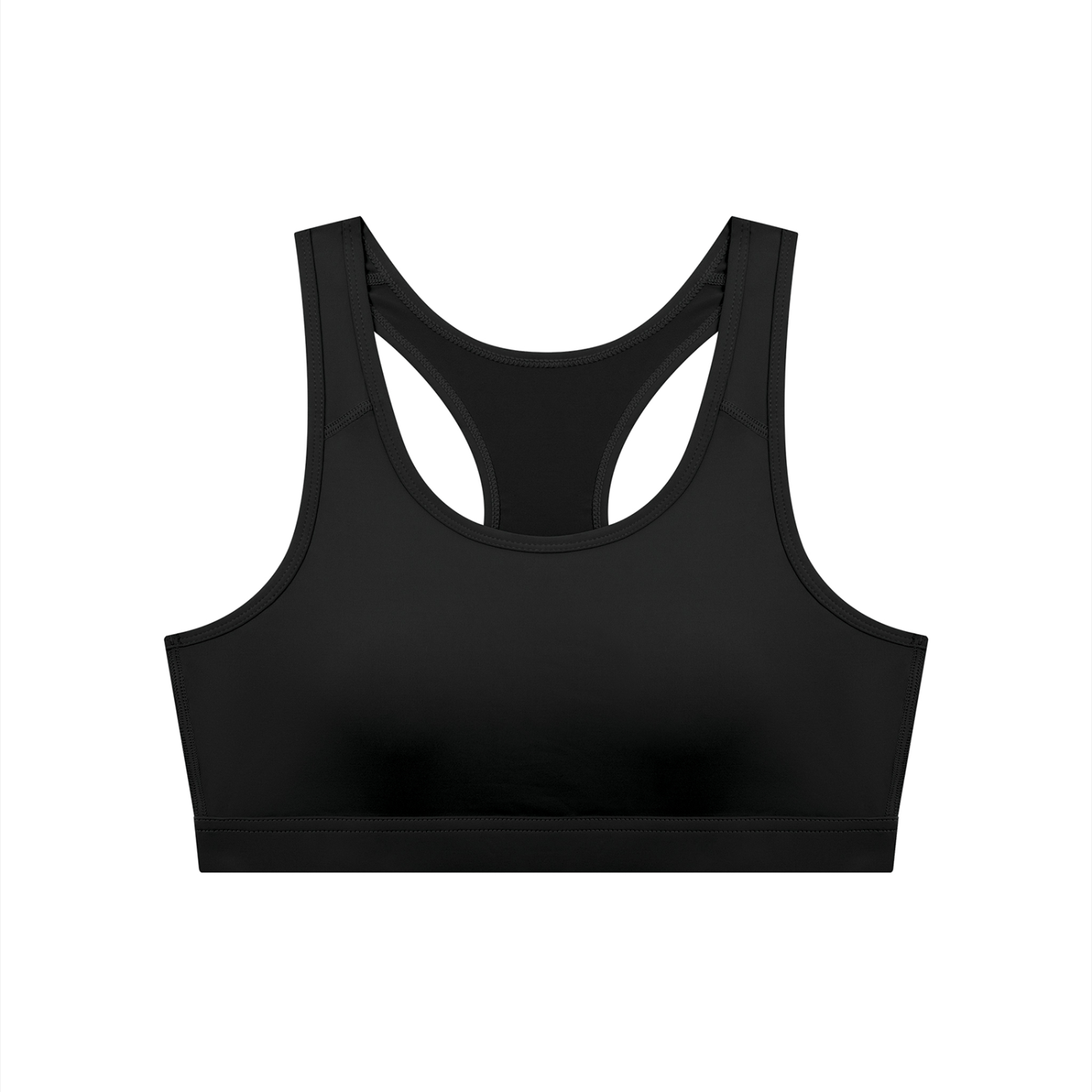Vinyl Love Cropped Sports Bra - Rave Uniform Back View