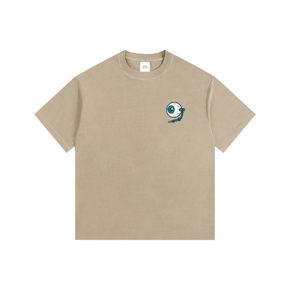 Raver Anatomy Oversized T-Shirt in Khaki by Rave Uniform